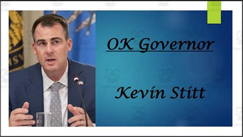 Governor Kevin Stitt (OK) Biography PowerPoint by Teach Simple