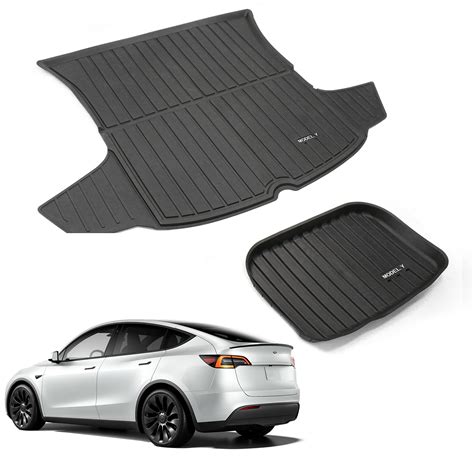 Pedigree 3D TPE Material Tesla Model Y Trunk Mat Model Y Full Cover All ...