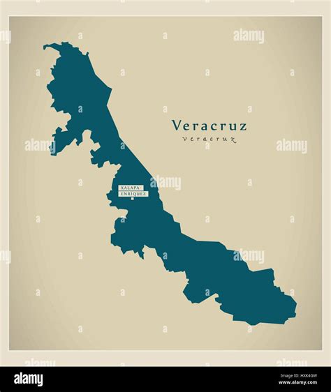 Veracruz map Stock Vector Images - Alamy