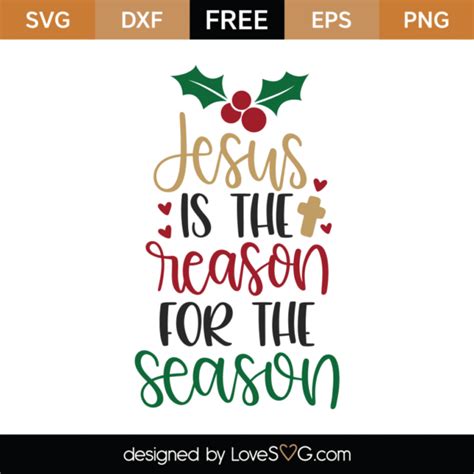 Jesus Is The Reason SVG