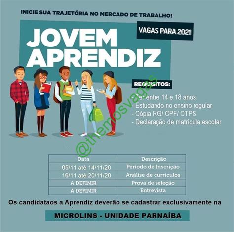 Jovem Aprendiz | Parnaíba – PI | 01 vaga(s) | Themos Vagas | Empregos e EstágiosThemos Vagas ...