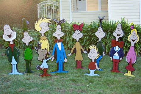 Grinch Yard Decoration / Whoville People / The Grinch Decoration ...