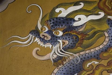 bhutanese wall paintings - Google Search | Dragon painting, Traditional paintings, Animals with ...