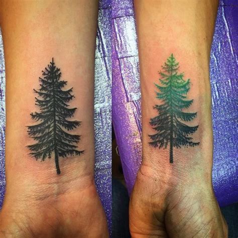 Image result for Cedar Tree Tattoo Wrist | Tree tattoo designs, Pine ...