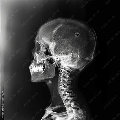 X-ray Image of Human Skeleton Revealing Detailed Bone Structure and ...