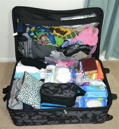 Real Life, One Day at a Time: packing for 4 in 1 suitcase