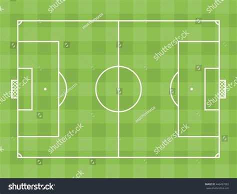 Football Soccer Pitch Design Can Be Stock Vector (Royalty Free) 446457082 | Shutterstock