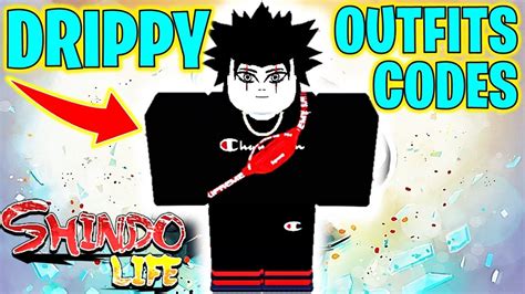 ⭐SHINDO LIFE DRIPPY CUSTOM OUTFITS CODES⭐ | Drippy outfit, Custom clothes, Coding