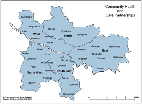 Map Of Glasgow And Surrounding Areas - ToursMaps.com