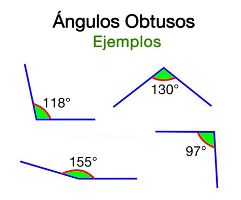 🥇 Ángulo Obtuso:【Definición y Ejemplos 💥】