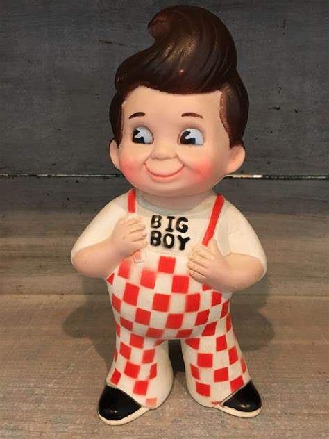 Bob's Big Boy Rubber Bank, Vintage Toy Bank, Bob's Big Boy Figurine | Vintage toys, Toy bank ...