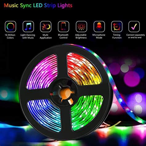 LED Strip Light plug 5M 10M 15M 20M RGB 5V LED RGB Lights Flexible LED Lamp Tape Ribbon RGB TV ...