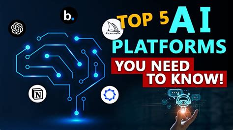 Top 5 AI Platforms You NEED to KNOW - YouTube