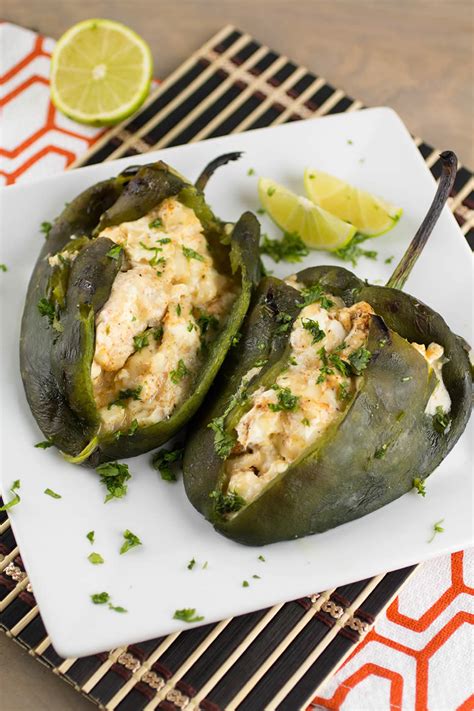 Cream Cheese Stuffed Poblano Peppers Recipe - Chili Pepper Madness