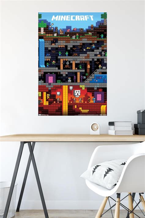 Buy Minecraft - Worldly Wall Poster, 22.375 x 34 Online at Lowest Price ...