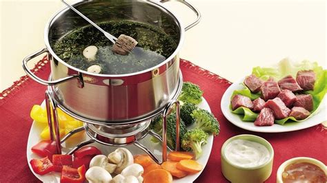 Beef and Chicken Fondue | Recipe | Chicken fondue, Fondue recipes meat, Chicken fondue recipes