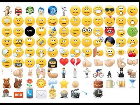 all skype emoticons in action 08.2015 - YouTube