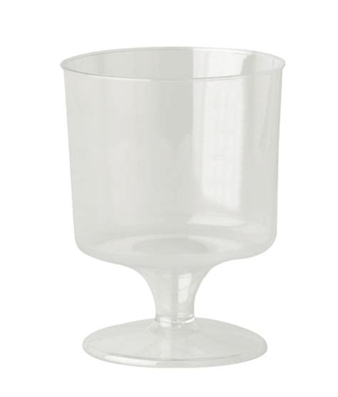 CPD Plastic Stem 200ml Wine Glass - 25 Pack | Ebuyer.com