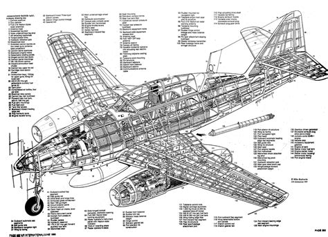 Cutaways | Messerschmitt me 262, Messerschmitt, Wwii aircraft