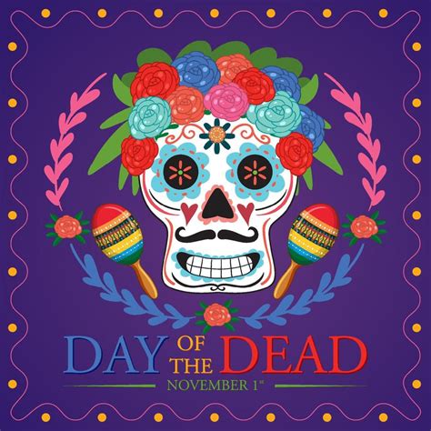 Day of the dead banner 11119686 Vector Art at Vecteezy