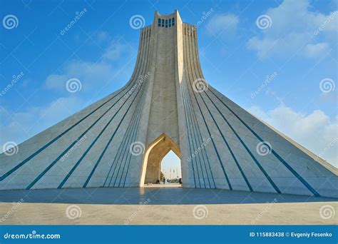 Modern Landmark of Tehran, Iran Editorial Stock Photo - Image of city ...