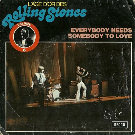 The Rolling Stones - Everybody Needs Somebody To Love (1975, Vinyl) | Discogs