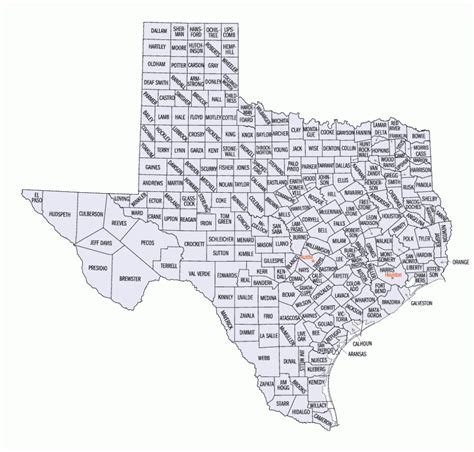 Texas Historical Markers Map | Printable Maps