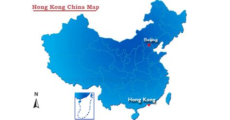 Hong Kong China Map: Where is Hong Kong on a Map of China