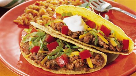 Ground Beef Tacos Recipe - Pillsbury.com