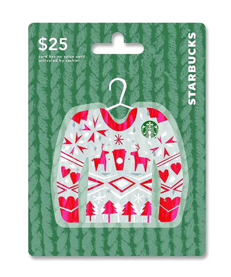 Starbucks Holiday Gift Card $25 | Best Gifts For Coworkers 2018 ...