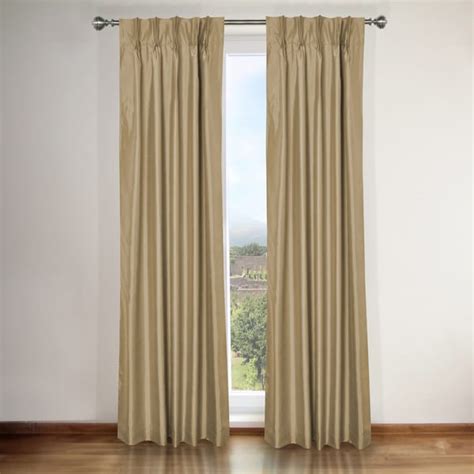 Elaine Taupe Pinch Pleat Curtain Panel Pair - 16321405 - Overstock.com Shopping - Great Deals on ...