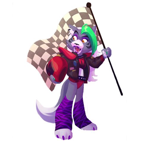 FNAF SB: Roxanne Wolf (Roxy's Raceway Edit) Minecraft Skin