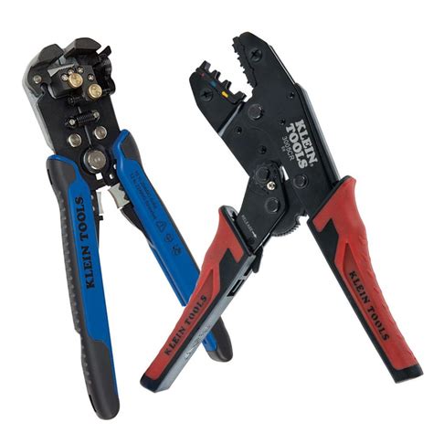 Klein Tools 80013 Klein Tools 2-Piece Wire Stripper and Ratcheting Crimpers | Summit Racing