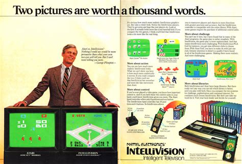 The original console war, Intellivision vs Atari: "Two pictures are ...