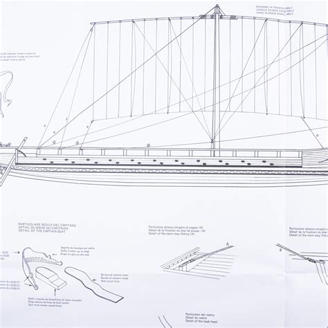 Amati Model - Greek Bireme Plan - Construction Plans