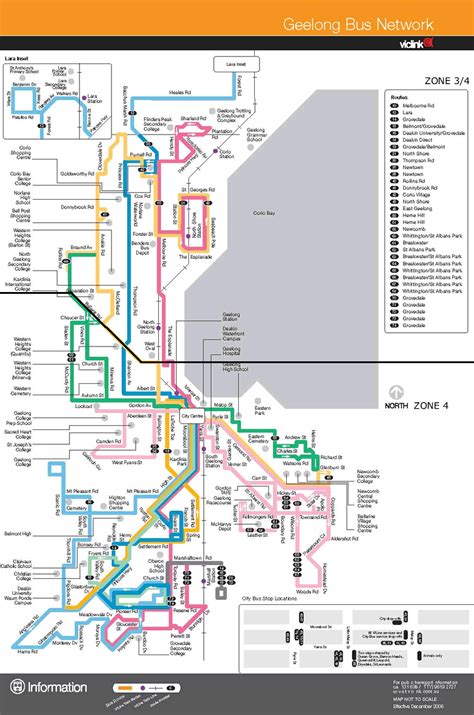 Geelong Bus Routes Map