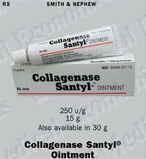 Collagenase Santyl Ointment Information from Drugs.com