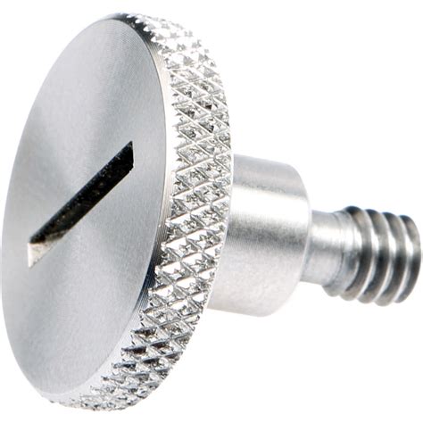 Plain Finish Knurled Head Stainless Steel Captive Panel Thumb Screw - Knurled Screw and Panel Screw