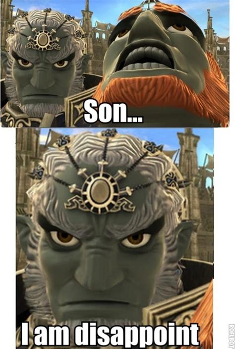 Ganondorf I am disappoint | Son, I Am Disappoint | Know Your Meme