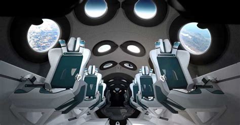 Virgin Galactic offers a first look inside its passenger spaceship cabin