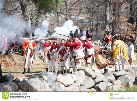 Historical Reenactment Events in Lexington, MA, USA Editorial Stock ...