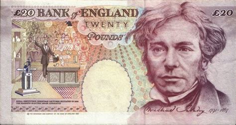 Back of the old 20 | Michael faraday, Banknotes design, Bank notes