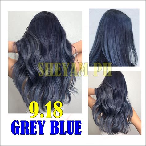 Grey Blue Hair Dye