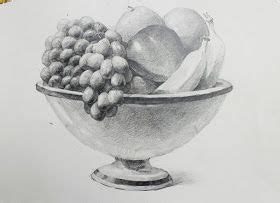 NAMIL ART: [drawing step by step] Drawing Fruit bowl - Basic Pencil drawing process 과일 그릇 그리기 과정 ...