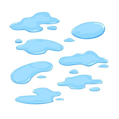 Water Puddle Illustration Templates in Illustrator, SVG, JPG, EPS, PNG - Download | Template.net ...