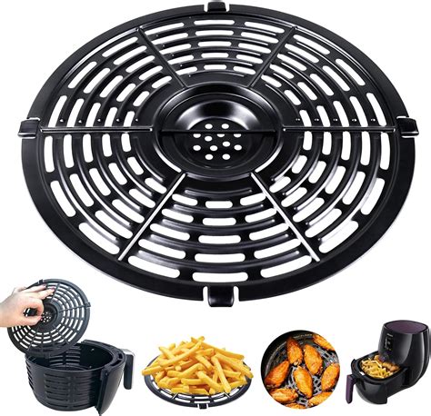 Amazon.com: Air Fryer Accessories Grill Pan For Power Gowise 5QT Air Fryers, Steamer Rack ...