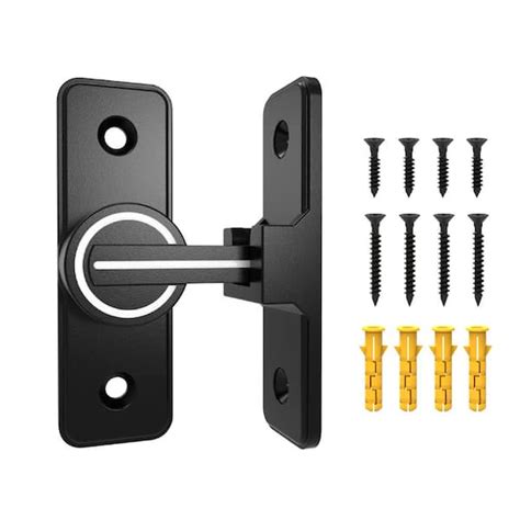 WINSOON Barn Door Lock 90 Degree Sliding Door Gate Latch Luminous Flip Heavy Duty Sliding Door ...