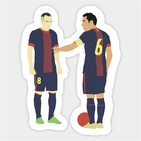 Xavi & Andres Iniesta Barcelona Midfield Duo Maestro by jackshun ...