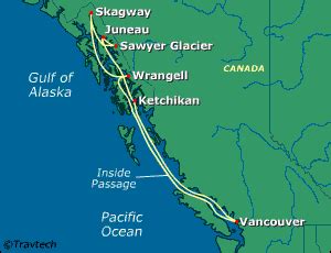 Alaska Itinerary Maps & Information - CEALS - Alaska Cruises and Land Tours