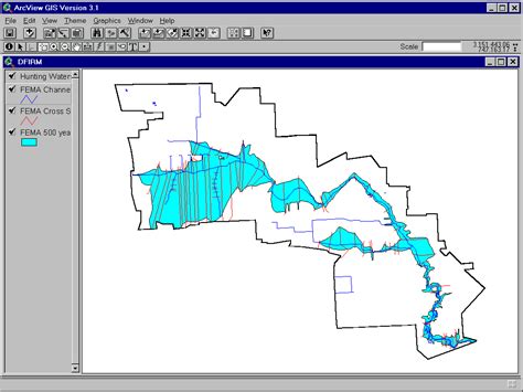 GIS Applications in Developing a Flood Reduction Plan for a 211(f) Project